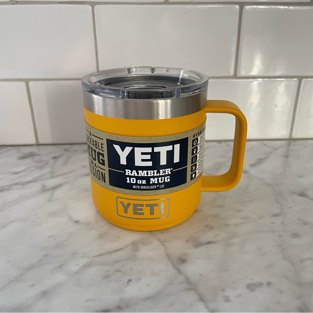 YETI Rambler 10 oz Mug Alpine Yellow - NEW